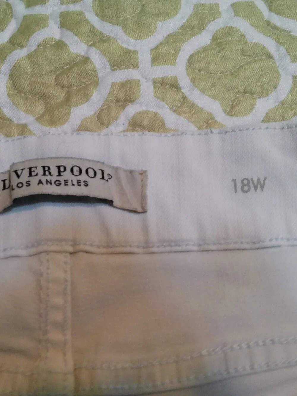 LIVERPOOL LOS ANGELES WHITE SHORTS SIZE 18 W - Picture 5 of 6
